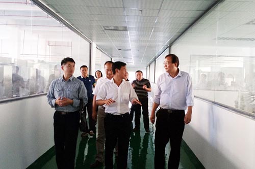Leiter der Provinz Hunan und der Chinesischen Akademie der Wissenschaften besuchen den LVSUN Innovations- und Technologiepark, um die Arbeit zu leiten