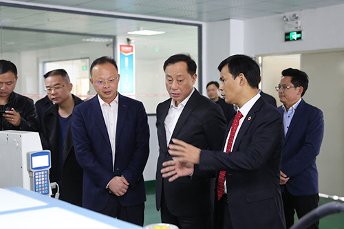 Der stellvertretende Sekretär, der amtierende Bürgermeister des Stadtkomitees von Yongzhou, Zhao Ying Yun, und andere Führungspersönlichkeiten kamen, um den Landkreis Dao von LVSUN zu besuchen