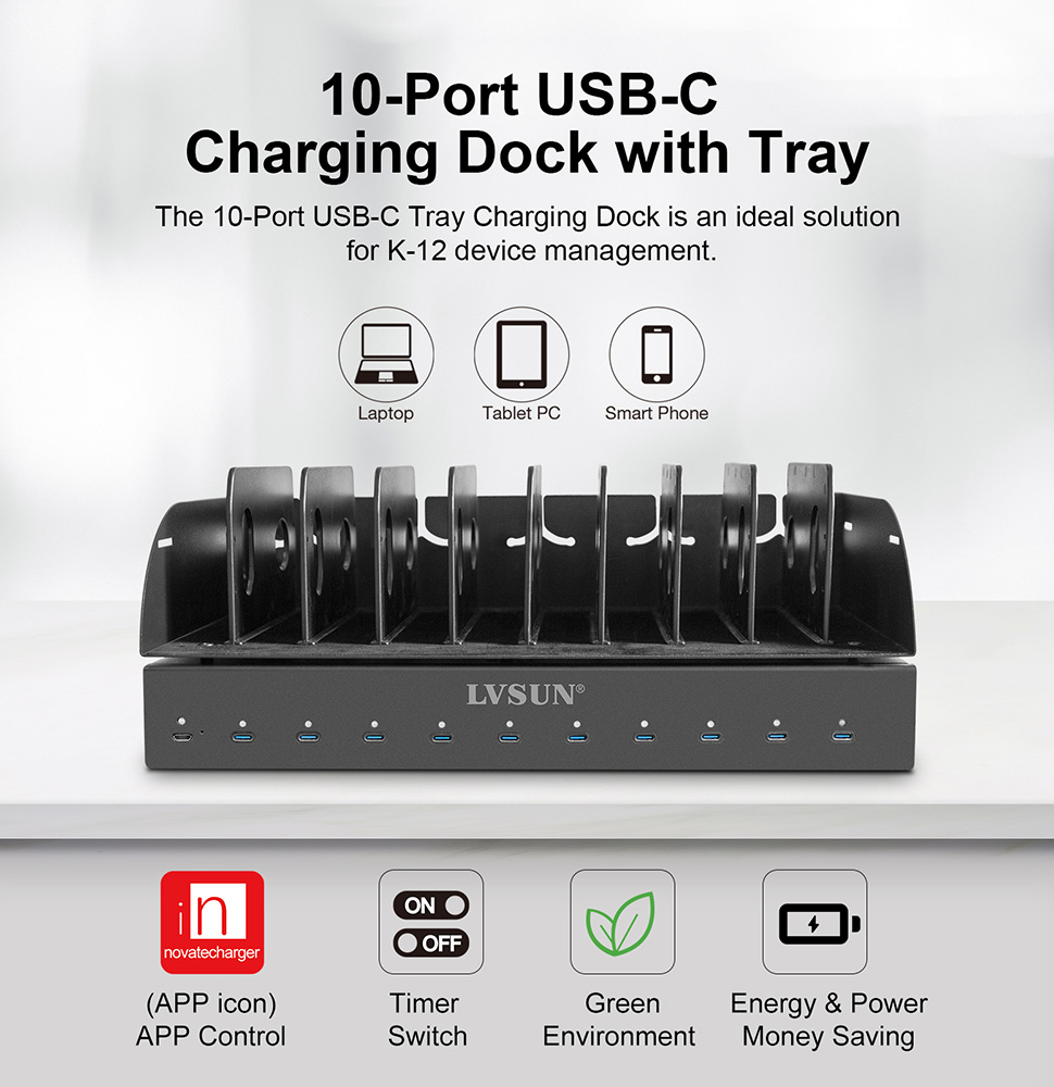 USB-C Tray Charging Dock