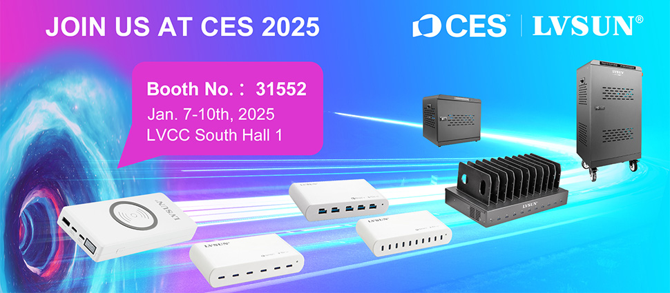 Sie sind zur CES 2025 eingeladen – LVSUN stellt neue leistungsstarke Multi-Port-USB-C-Ladegeräte vor