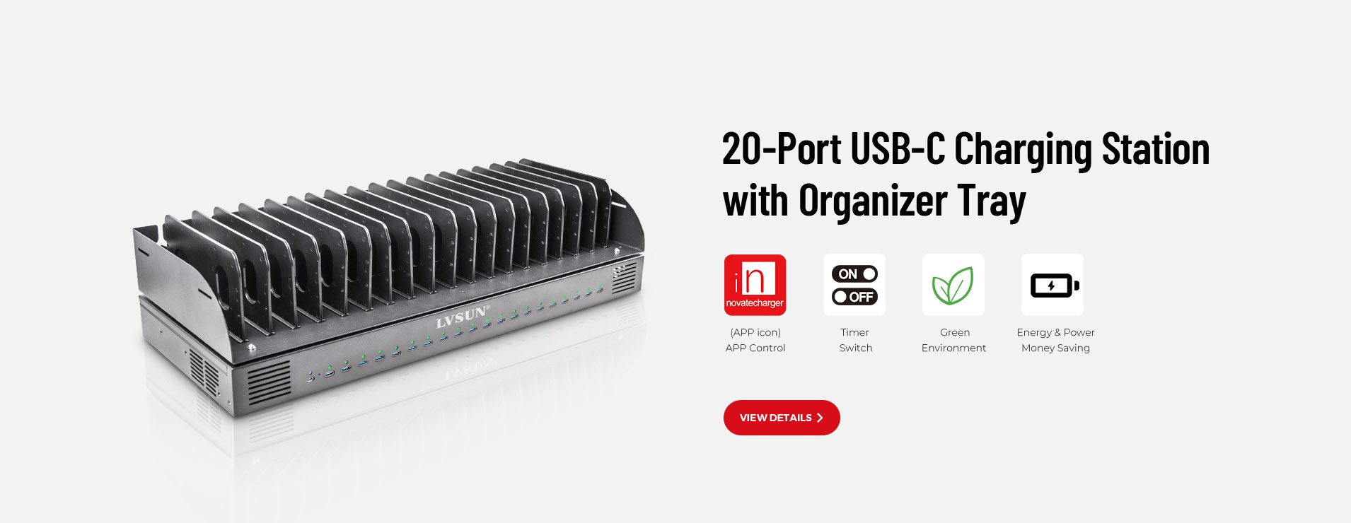 4-Port-GaN-Schnellladegerät